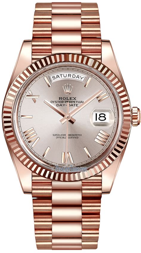 rolex day date ii everose gold price|rolex day date reference 228235.